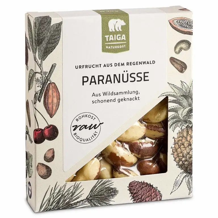 Taiga Naturkost - Paranüsse - Bio - Rohkost-Qualität - 70 g