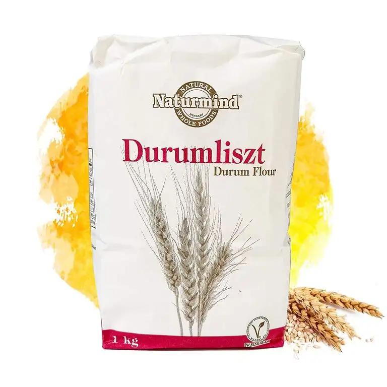 Naturmind Durummehl / Hartweizenmehl 1000g / für Nudeln, Pizza, Waffeln / Vegan Produkte
