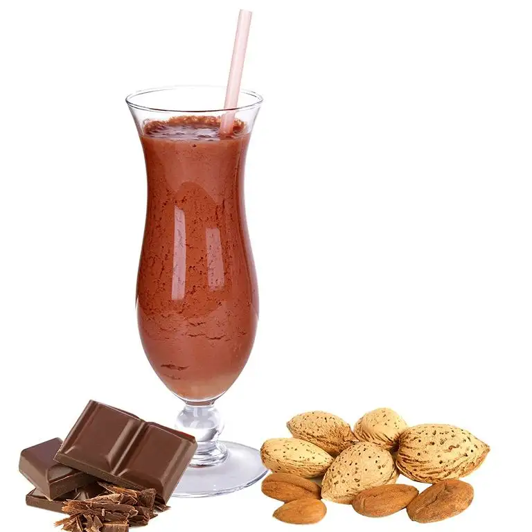 Bittermandel Schoko Molkepulver Luxofit mit L-Carnitin Protein angereichert Wellnessdrink Aspartamfrei Molke (Bittermandel Schoko, 1 kg)
