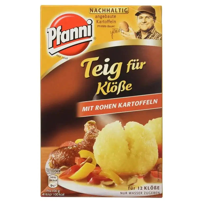 Pfanni Teig für Klöße mit Rohen Kartoffeln, 330g
