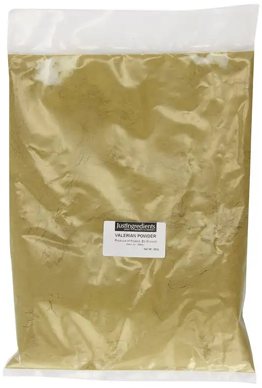 JustIngredients Baldrianwurzel Pulver, Valerian Root Powder, 1er Pack (1 x 500 g)