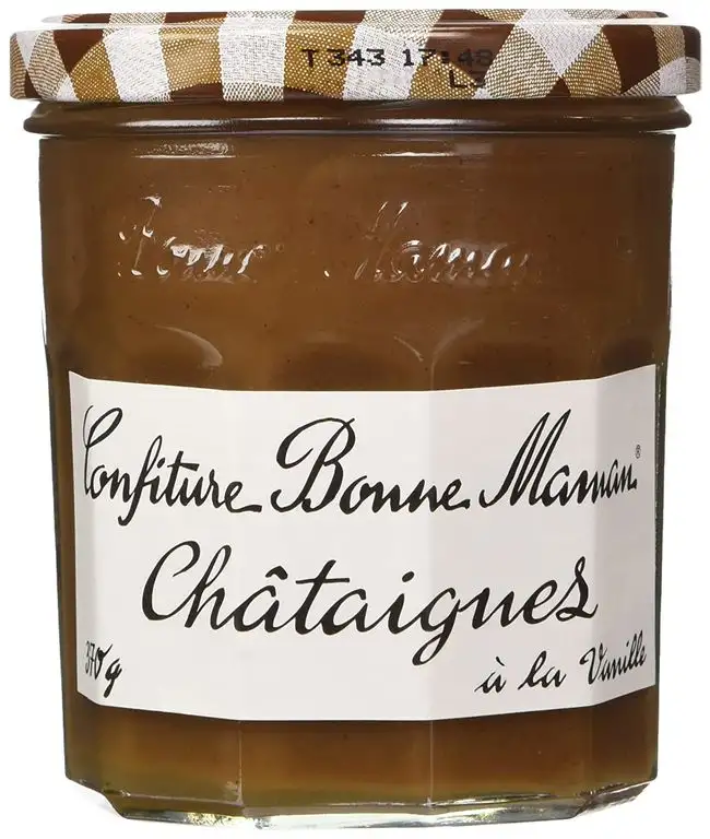 Bonne Maman Confiture de Chataignes, Kastanien mit Vanille Konfitüre 370g