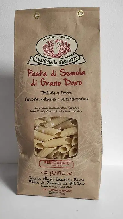 Rustichella d'Abruzzo - Penne Rigate italienische Nudeln - 500g