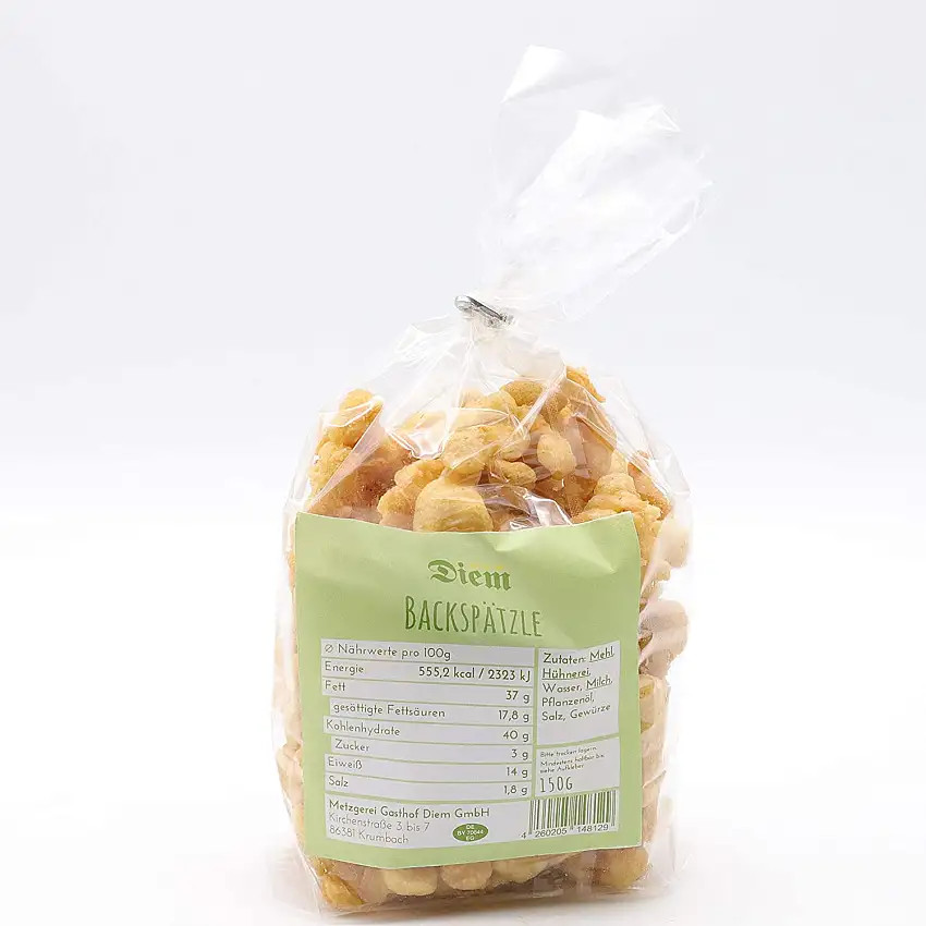Backspätzle, Backerbsen, Suppeneinlage - Diem 5x 150g Packung