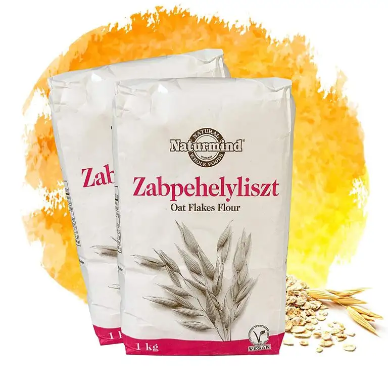 Naturmind Oat Flour / Hafermehl 2erPack (2x1000g) / Hafervollkornmehl / feine Mehlmischung die Ihren Backwaren.