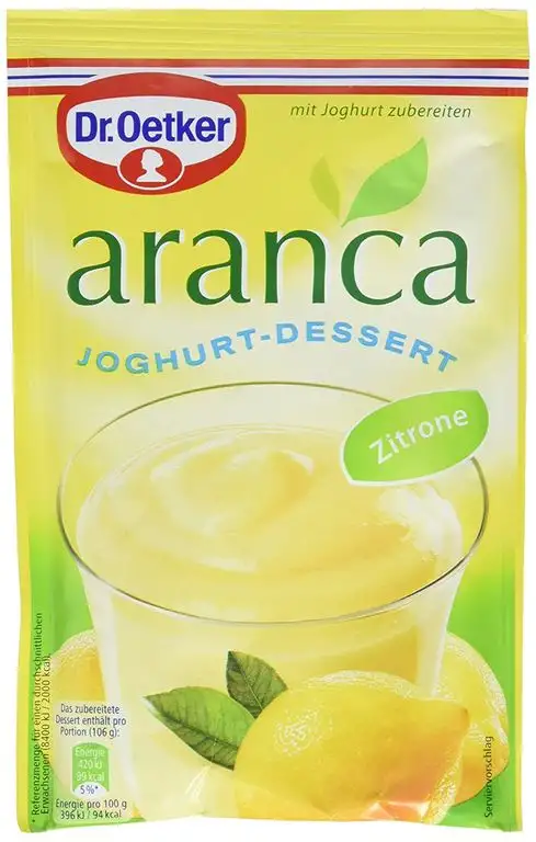 Dr. Oetker Aranca Zitrone-Geschmack, 11er Pack (11 x 1 St. Schale)