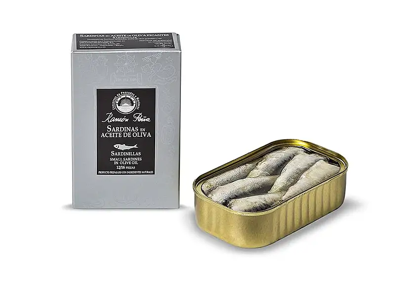 RAMON PEÑA - Kleine Sardinen in Olivenöl 12/16 RR125 Pack 4 Stück