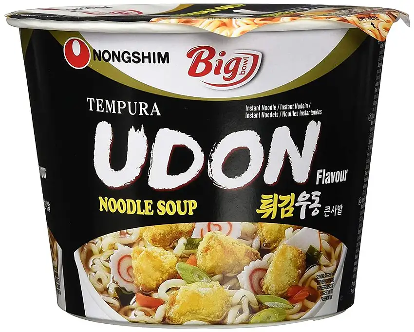 Nong Shim Instantnudeln Udon Big Bowl - Koreanische Ramen Suppe - schnelle Zubereitung - 1er Vorteilspack à 111g
