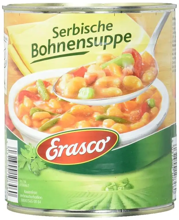 Erasco Serbische Bohnensuppe, 750 ml