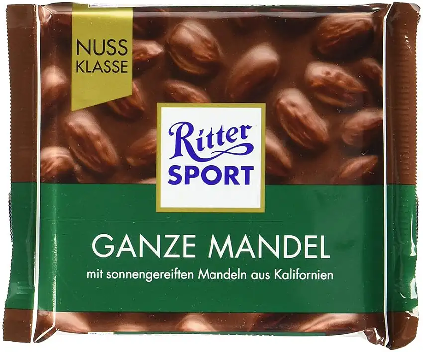 Ritter SPORT Nuss Klasse Ganze Mandel, 100 g