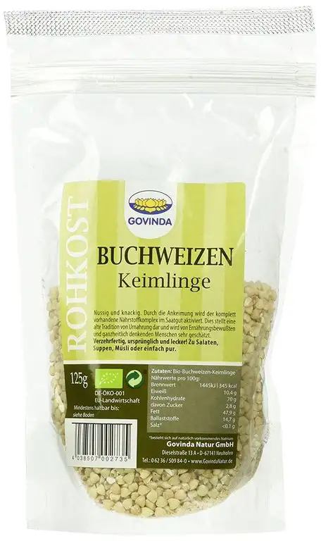 Govinda Buchweizen-Keimlinge, 3er Pack (3 x 125 g)
