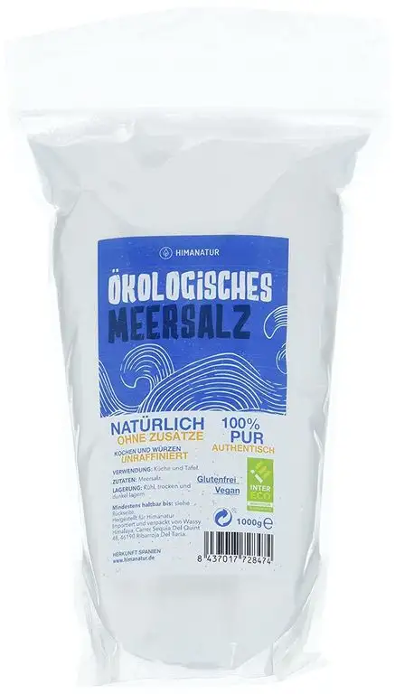 Himanatur Ökologisches Meersalz aus Spanien, 2er Pack (2 x 1000 g)