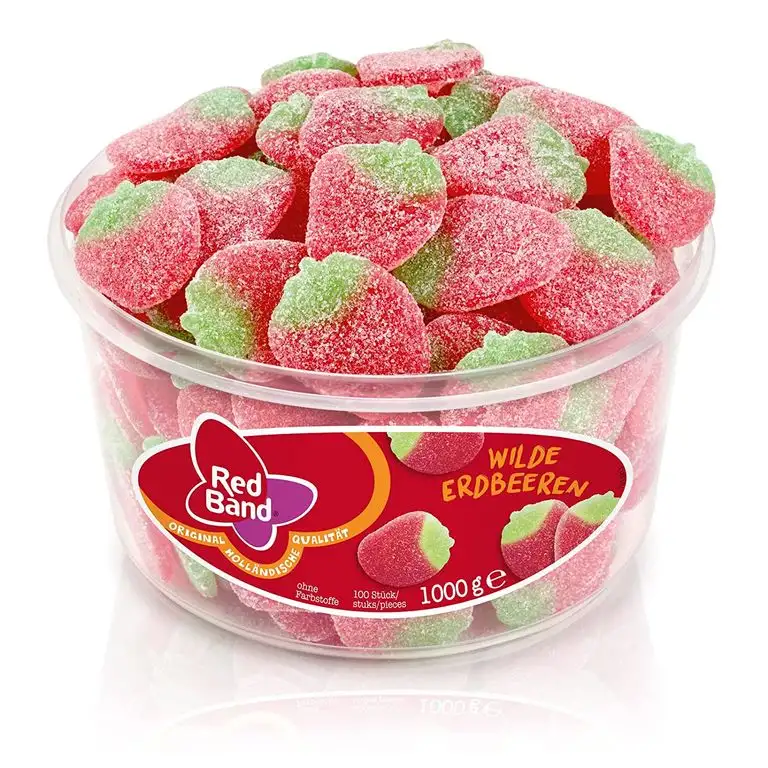 Red Band Wilde Erdbeeren 1,18 kg Dose | Fruchtgummi