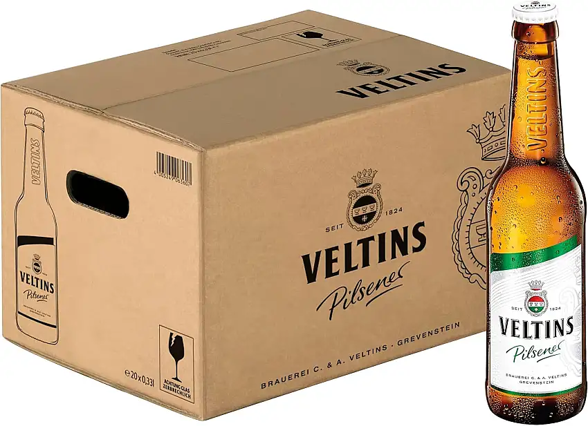 VELTINS Pilsener, MEHRWEG (20 x 0.33 l Flasche)