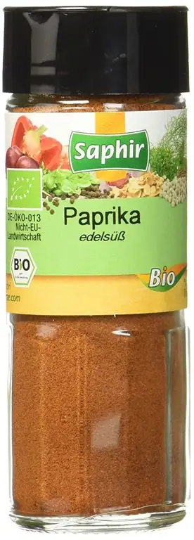 Saphir Paprika edelsüß, 5er Pack (5 x 45 g) - Bio