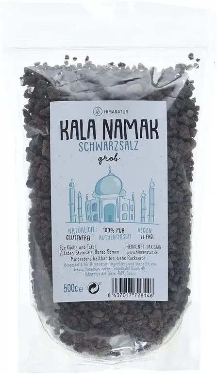 Himanatur - Kala Namak grob, Schwarzsalz, 2er Pack (2 x 500 g)