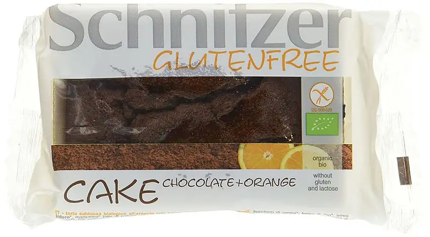 Schnitzer Cake Chocolate+Orange -Glutenfrei- 200g Bio Kuchen, 4er Pack (4 x 200 g)