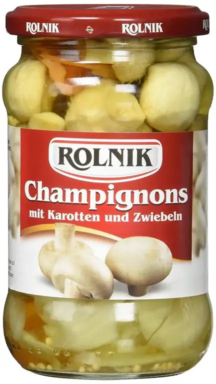 Waldiben Champignons mariniert, 12er Pack (12 x 320 g)