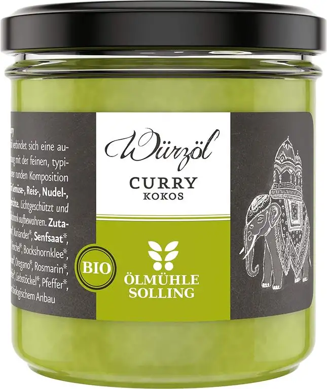 Ölmühle Solling - KokosWürzÖl Curry EG-Bio