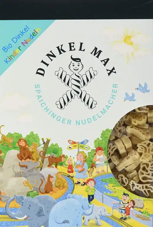 Dinkel Max Kindernudeln Bio, 9er Pack (9 x 300 g)