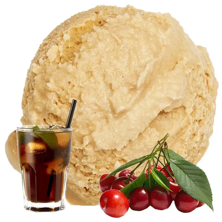 Cola Kirsch Geschmack 333 g Gino Gelati Eispulver für Ihre Eismaschine