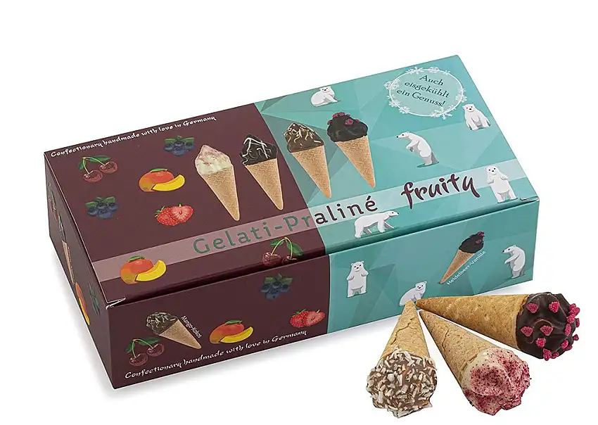 Gelati-Praliné fruity 135g, Manufakturqualität!, handgefertigt von den Konditoren der Confiserie Rabbel...für ein Lächeln mehr am Tag