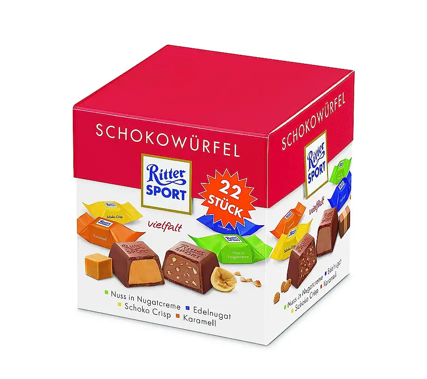 Ritter Sport Schokowürfel Vielfalt, 176 g
