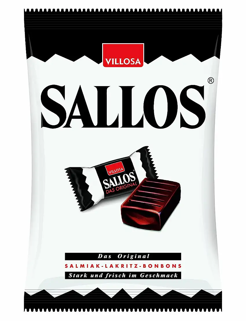 SALLOS – das Original! Die Kombination aus leckerem Lakritz und würzigen Kräutern - eckig, würzig, einzigartig - 750 g