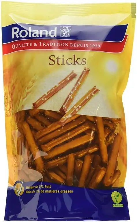 Roland Sticks gesalzen 100 g, 10er Pack (10 x 100 g)
