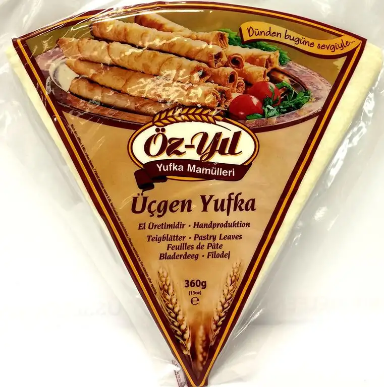 2 x 360g Dreieckiger Blätterteig - Filogteig - Ücgen Yufka