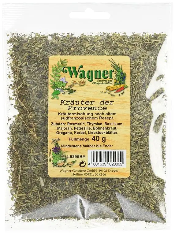 Wagner Green Forest Kräuter der Provence, 4er Pack (4 x 40 g)