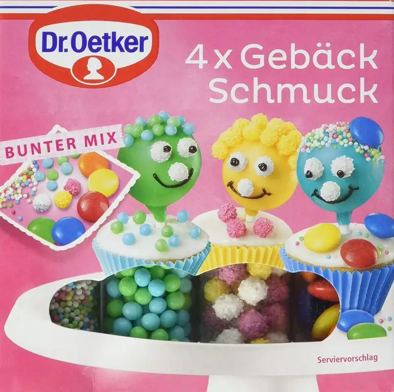 Dr. Oetker 4x Gebäckschmuck, 3er Pack (3 x 100 g)