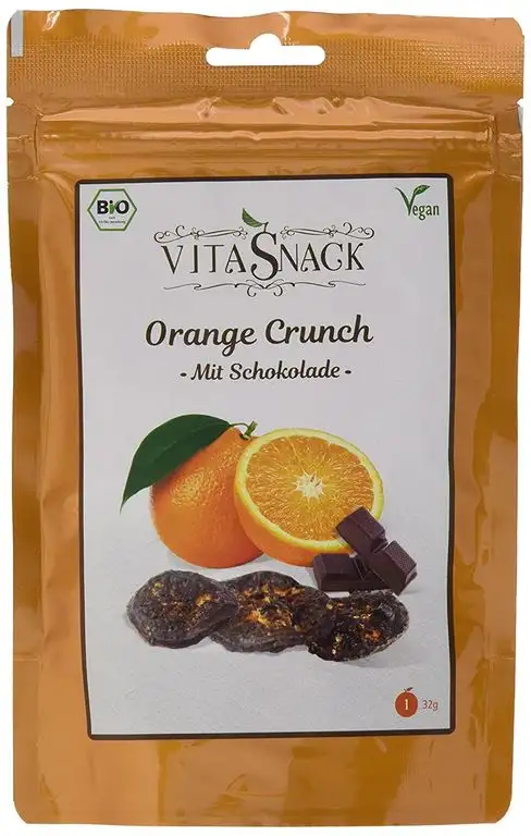 VitaSnack Orange Crunch Mit Schokolade BIO, 5er Pack (5 x 32 g)
