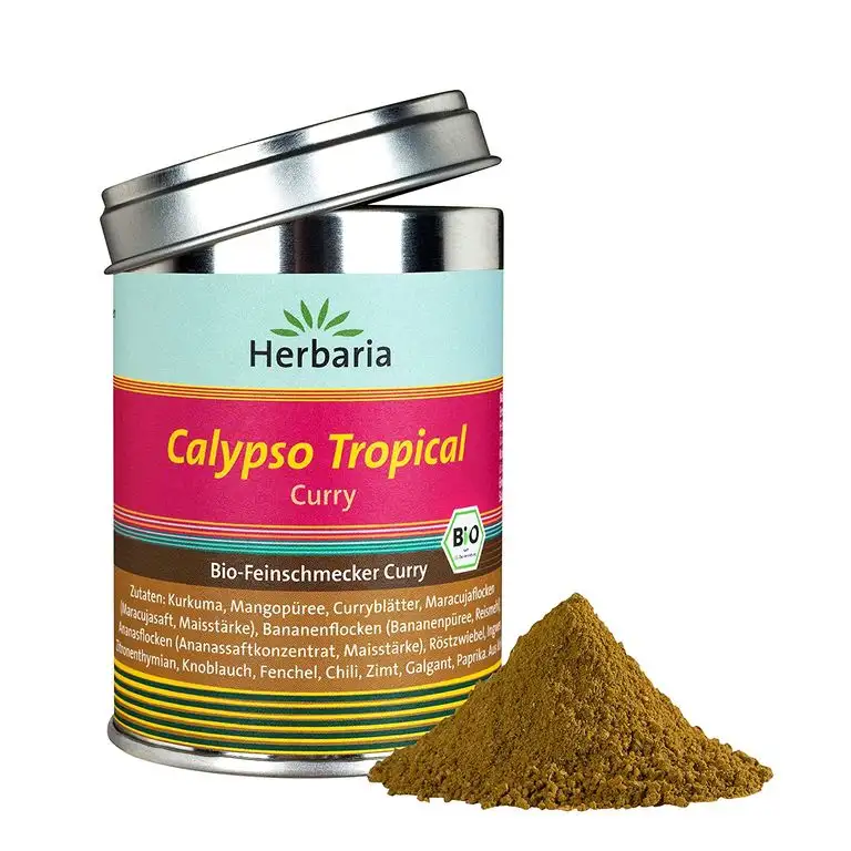 Herbaria "Calypso Tropical" Curry, 1er Pack (1 x 85 g Dose) - Bio