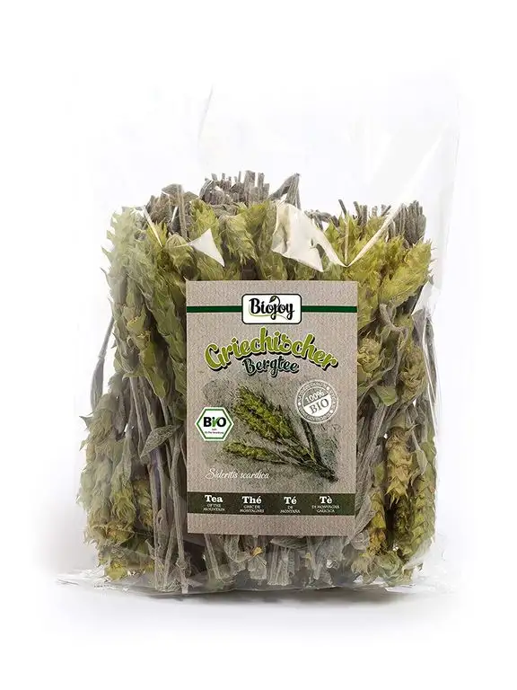 Biojoy BIO-Griechischer Bergtee, ganze Stängel und Blüten, Sideritis scardica (150 gr)