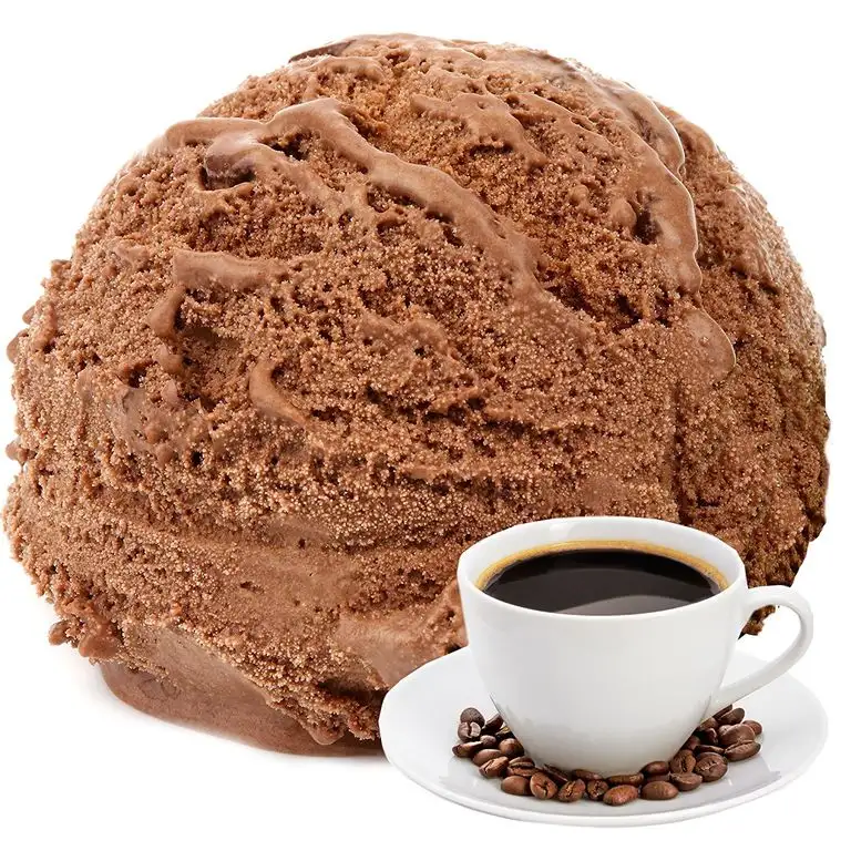 Mocca Geschmack 1 Kg Gino Gelati Eispulver Softeispulver für Ihre Eismaschine