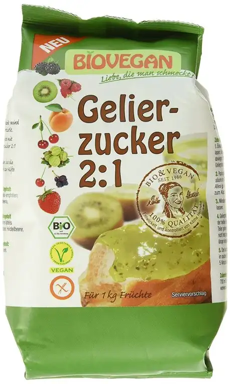 Bio Vegan Gelierzucker, 1er Pack (1 x 500 g)
