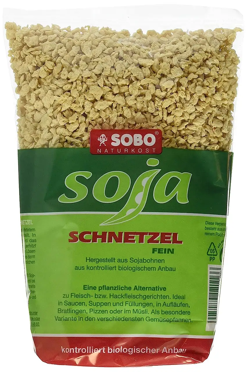 SOBO Soja-Schnetzel fein, 6er Pack (6 x 200 g)