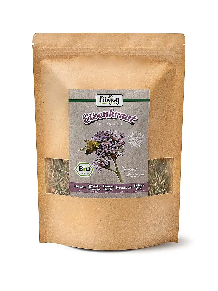 Biojoy BIO-Eisenkraut Tee (250 g), getrocknet und geschnitten (Verbena officinalis)