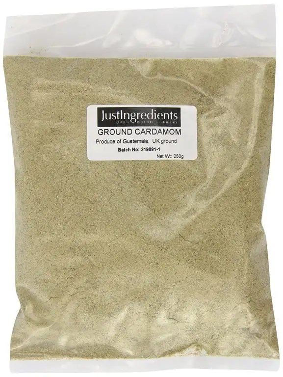 JustIngredients Essential Kardamom gemahlen, Cardamom Ground, 2er Pack (2 x 250 g)