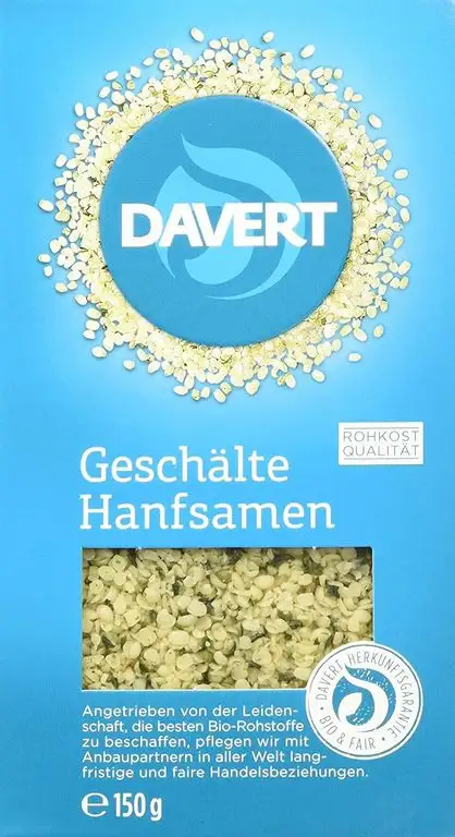 Davert Hanfsamen geschält, 4er Pack (4 x 150 g) - Bio