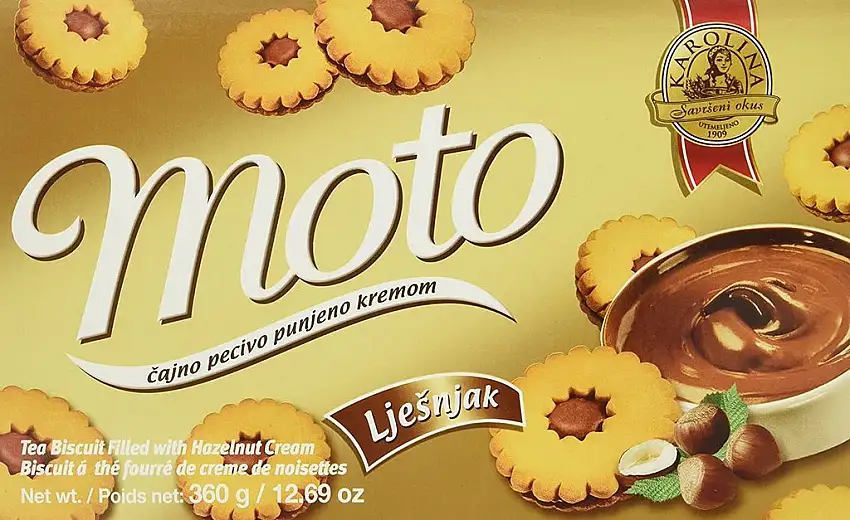 Karolina Moto Haselnuss Keks mit Füllung, 2er Pack (2 x 360 g)