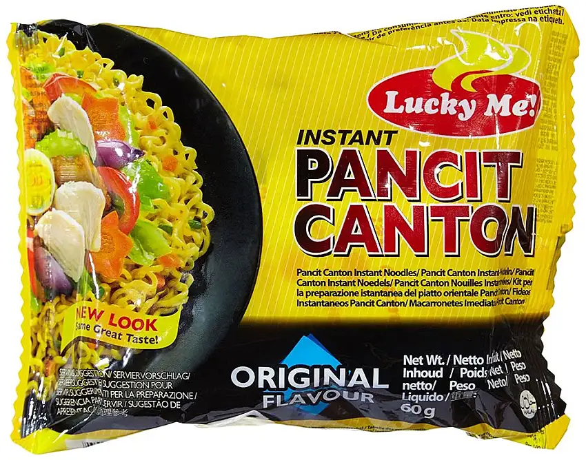 Lucky Me Instant Nudeln Pancit Canton 60g, 24er Pack (24 x 60 g)