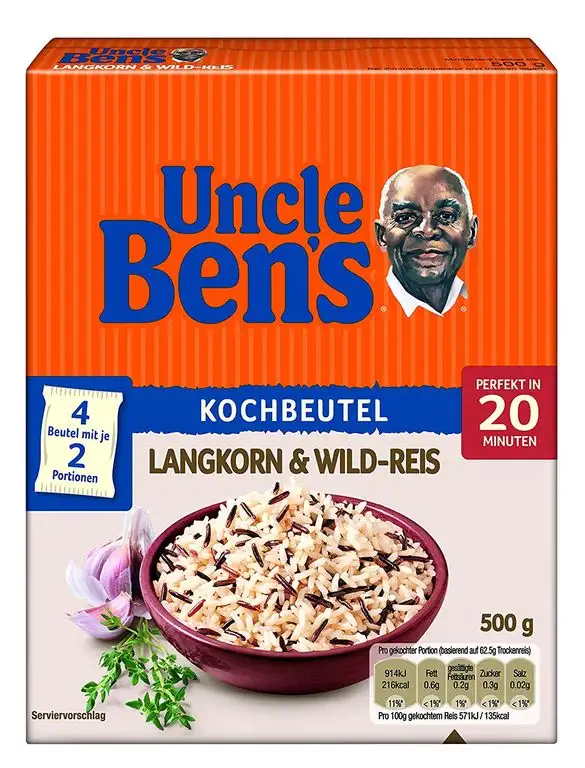 Uncle Ben's Langkorn und Wildreis, 20 Minuten Kochbeutel, 500 g