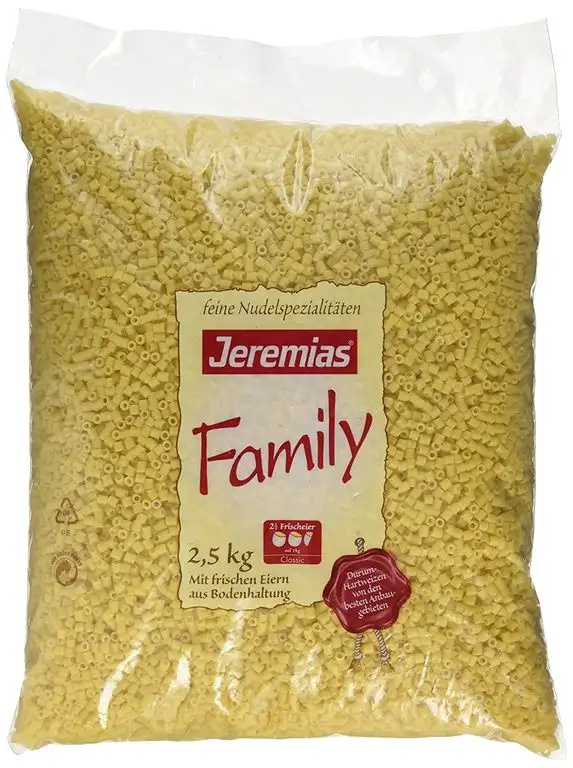 Jeremias Ringle, Family Frischei-Nudeln, 1er Pack (1 x 2.5 kg Beutel)