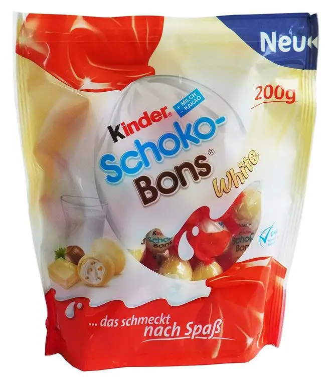Kinder Schoko Bons White, 4er Pack (4 x 200g)