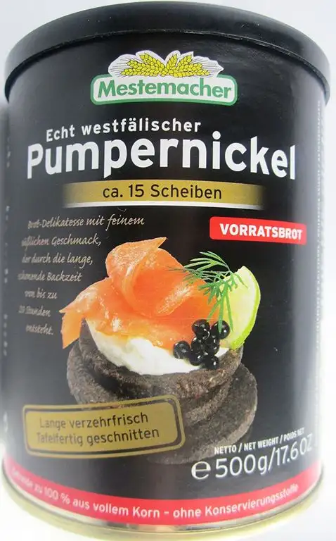 Mestemacher Echt westfälischer Pumpernickel 500g Dose