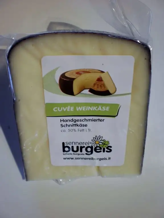 Südtiroler Weinkäse Cuvée Käse von der Sennerei keine Industrieware