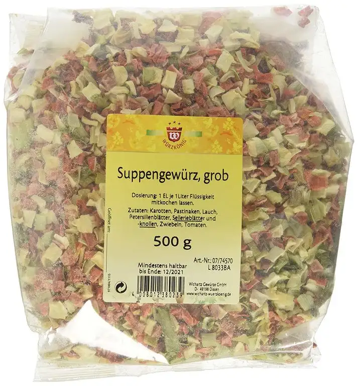 Wichartz Würzkönig Suppenkräuter, 4er Pack (4 x 500 g)