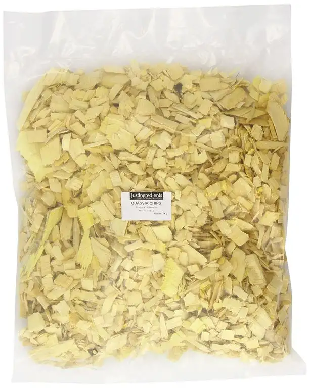 JustIngredients Quassia-Chips, Quassia Chips, 1er Pack (1 x 1 kg)